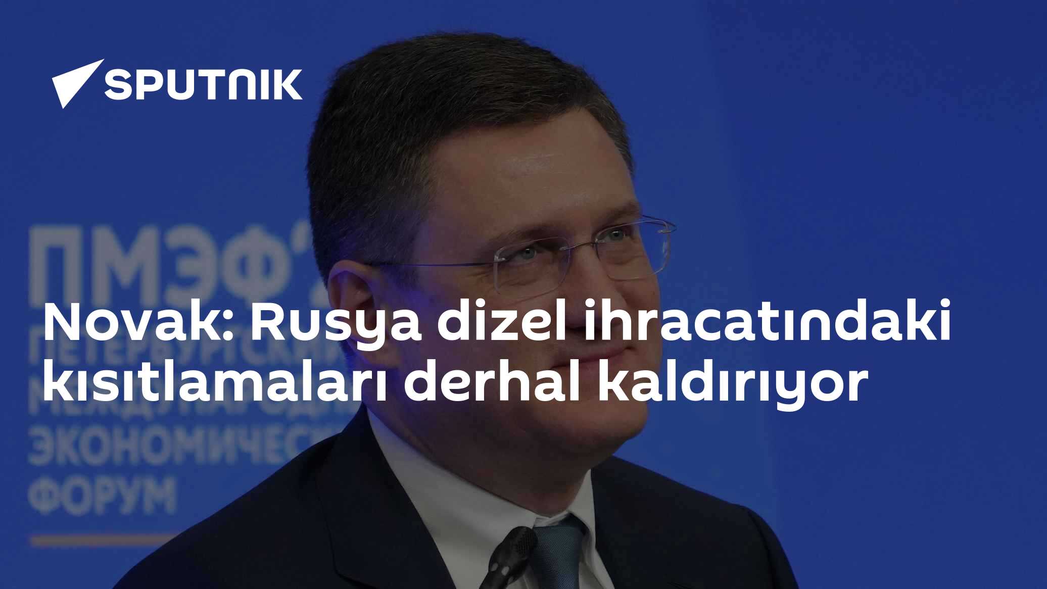 Rusya Dizel İhracat Kısıtlamalarını Kaldırıyor: Novak'tan Önemli Açıklamalar