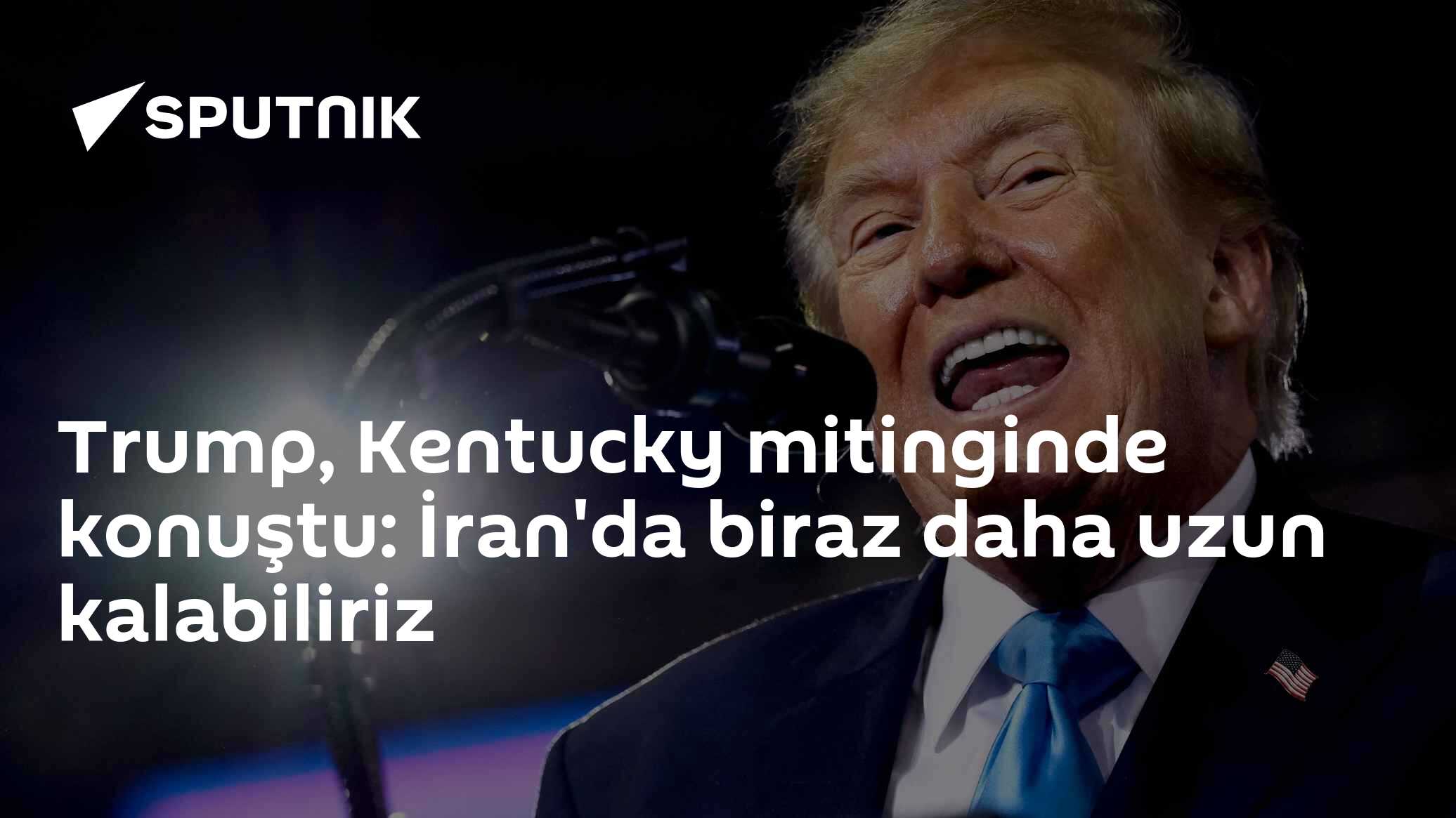 Trump'tan İran'da kalış süresi açıklaması
