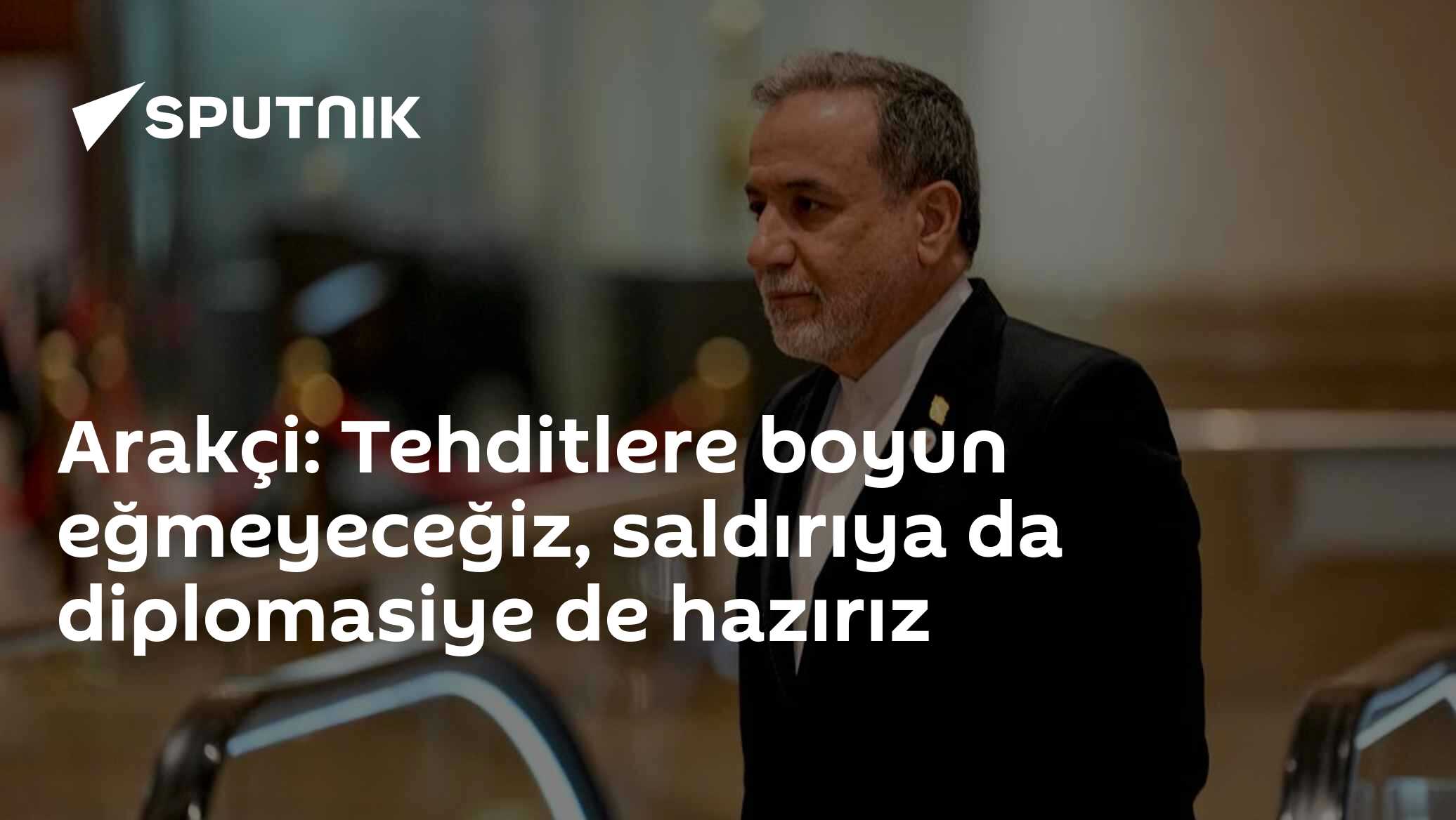 Arakçi'den ABD'ye sert mesaj