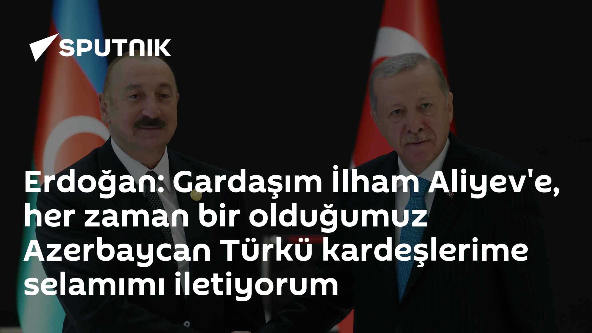 Erdoğan'dan Azerbaycan'a kutlama mesajı