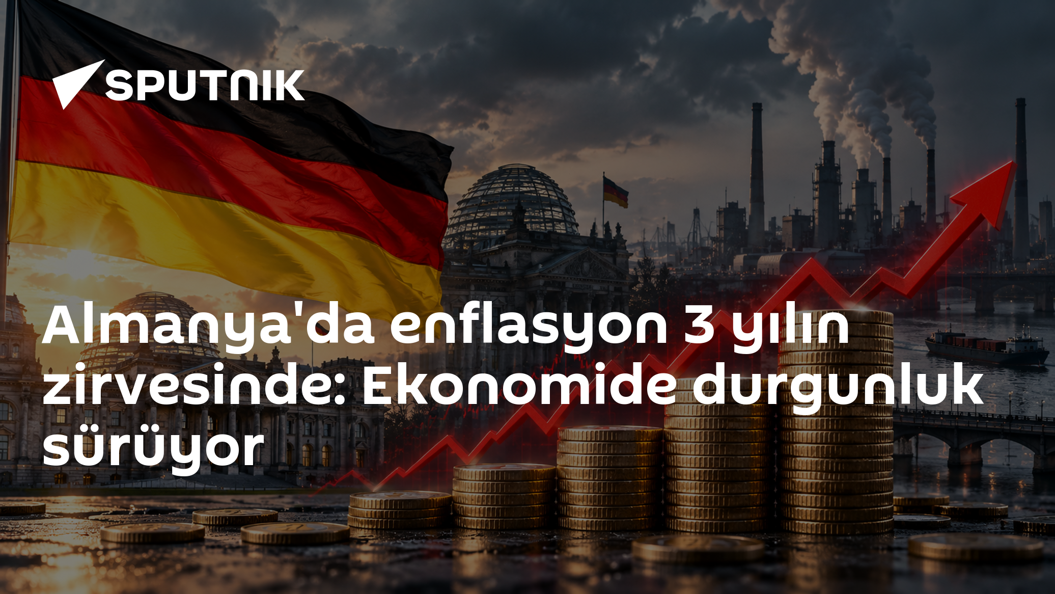 Almanya'da enflasyon 3 yılın zirvesinde: Ekonomide durgunluk sürüyor