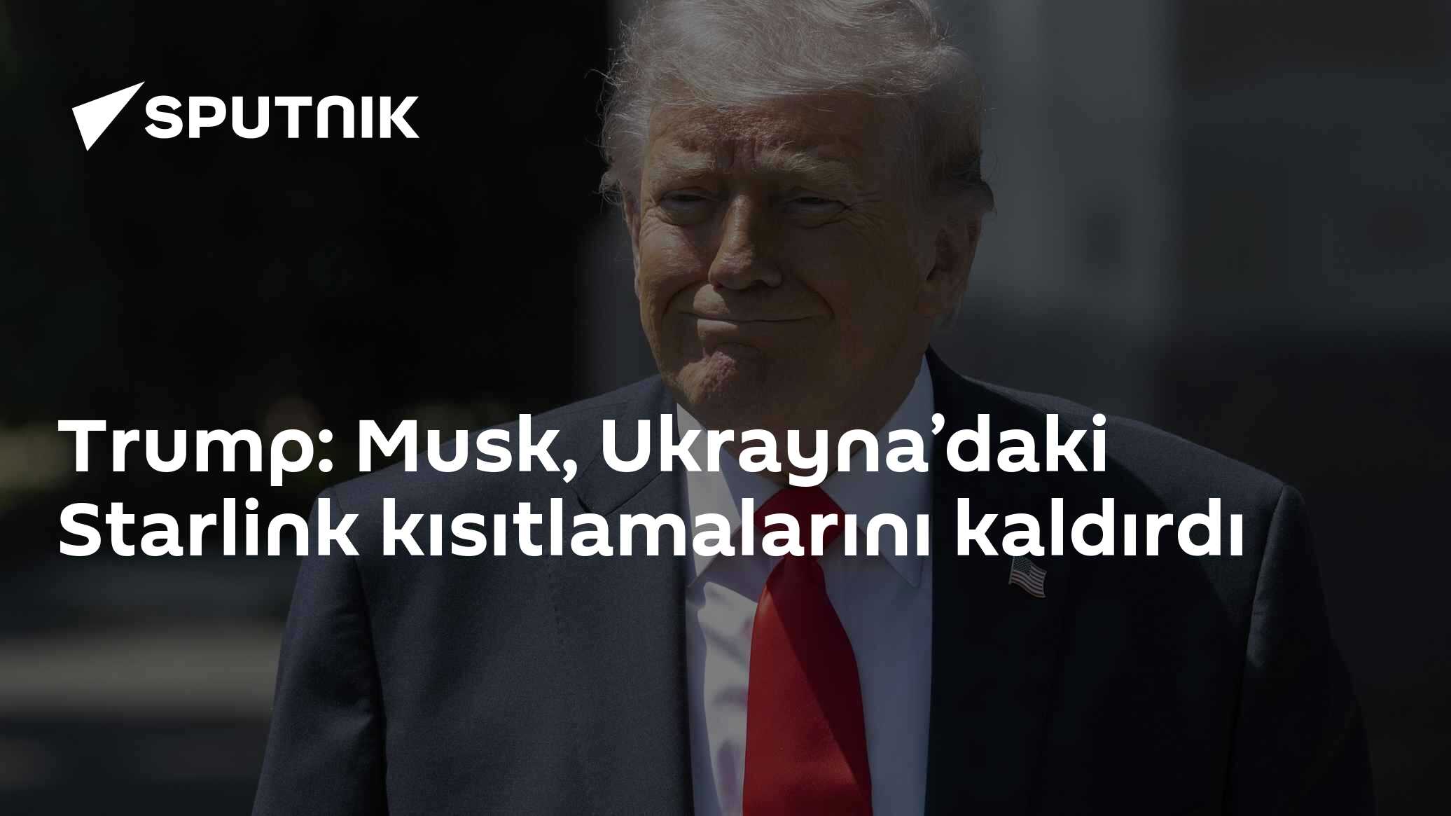 Trump'tan Musk'a Starlink Sınırlaması Talebi