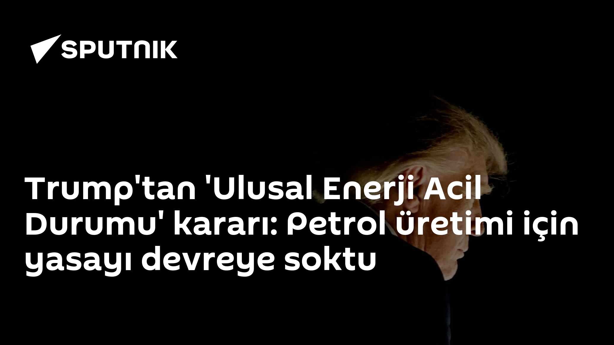 Trump, Savunma Üretim Yasası'nı petrol için devreye soktu