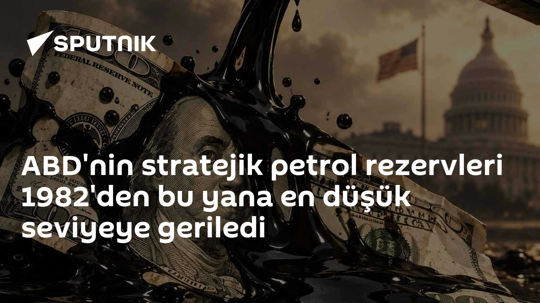 ABD petrol rezervleri 1982'den beri en düşük seviyede