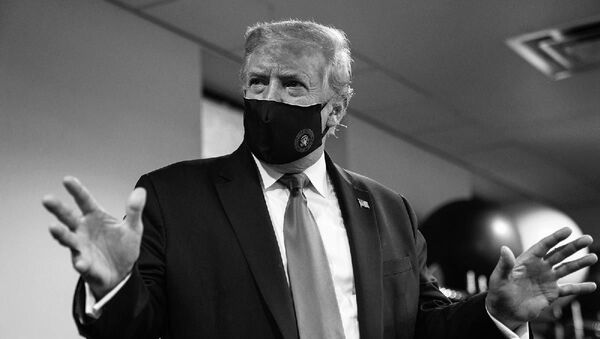 ABD Başkanı Trump'tan maskeli vatanseverlik mesajı - Sputnik Türkiye