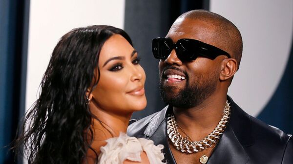 Kanye West-Kim Kardashian - Sputnik Türkiye