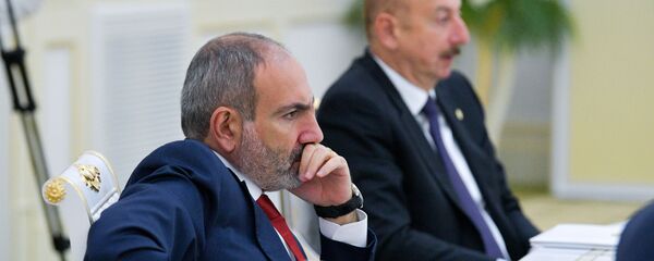 Nikol Paşinyan-İlham Aliyev - Sputnik Türkiye