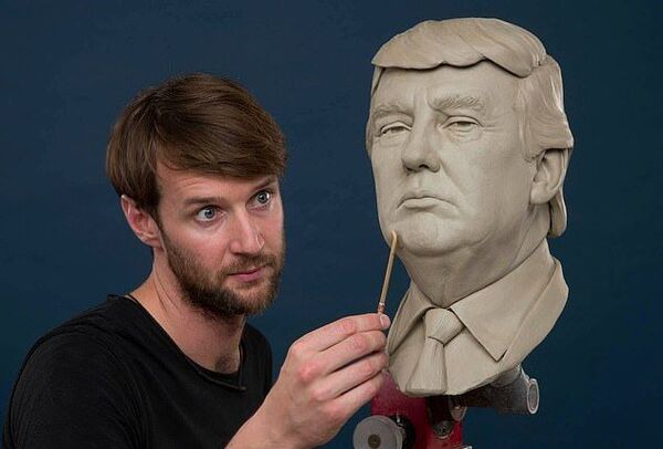 Madame Tussauds Müzesi'nde Kanye West hazırlığı - Sputnik Türkiye