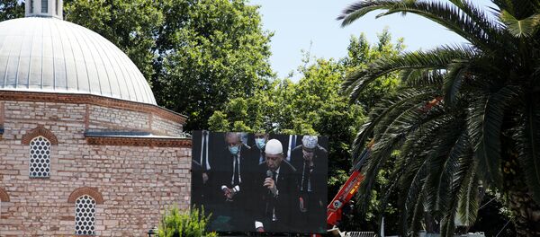 Ayasofya- Recep Tayyip Erdoğan Ayasofya- Recep Tayyip Erdoğan - Sputnik Türkiye