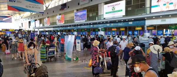 Vietnam-Da Nang kenti-havalimanı-koronavirüs salgını Vietnam-Da Nang kenti-havalimanı-koronavirüs salgını - Sputnik Türkiye