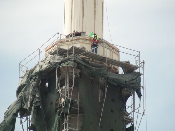 Bu sene açılacak olan Taksim Camisi'nin şerefesi havadan görüntülendi - Sputnik Türkiye