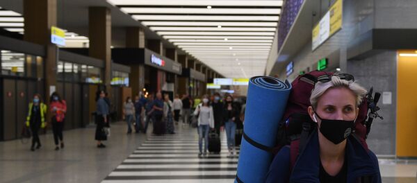  Şeremetyevo Uluslararası Havalimanı, koronavirüs, Moskova, Rusya  - Sputnik Türkiye