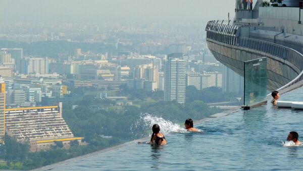 Dünyanın sıradışı yüzme havuzları - Sputnik Türkiye
