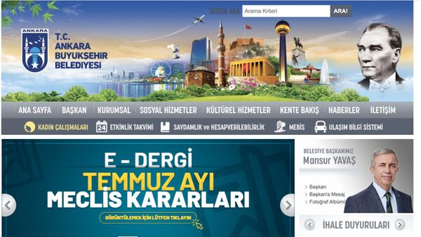  Ankara'da Belediye Meclis kararları artık online ortamda - Sputnik Türkiye