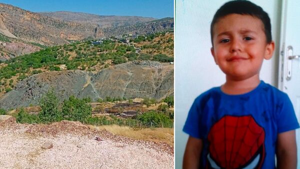 Diyarbakır'ın Dicle ilçesinin Kelekçi köyünde dün kaybolan 4 yaşındaki Miraç Çiçek, köyün dışında baygın halde bulunarak hastaneye kaldırıldı. - Sputnik Türkiye
