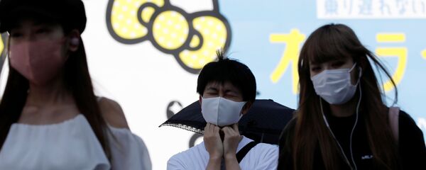 Japonya-koronavirüs-maske - Sputnik Türkiye