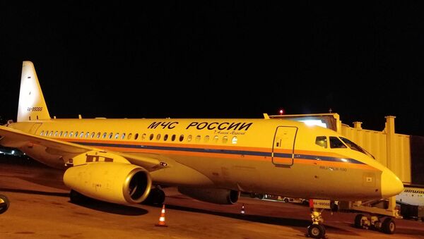 Rusya Acil Durumlar Bakanlığı’na ait ilk yardım uçağı Beyrut'a indi - Sputnik Türkiye