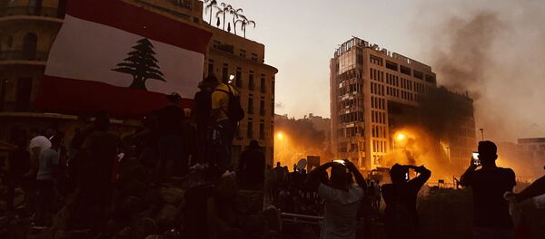 Beyrut'un merkezindeki çatışmalar - Sputnik Türkiye