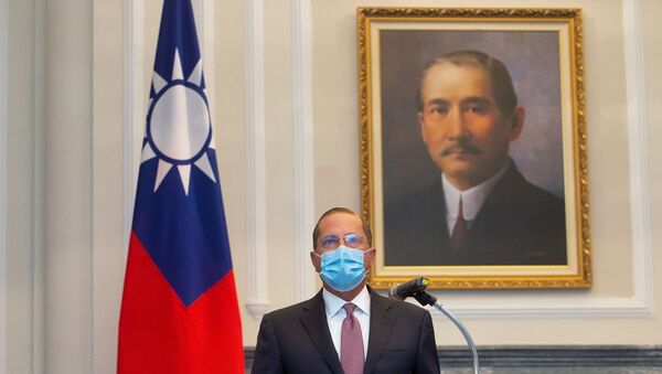  ABD Sağlık Bakanı Alex Azar, Tayvan'da - Sputnik Türkiye