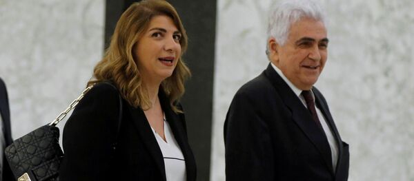 Lübnan'da Adalet Bakanı Mari Kloud Necm da Beyrut Limanı'ndaki şiddetli patlamanın ardından istifasını sundu. Lübnan'da Adalet Bakanı Mari Kloud Necm da Beyrut Limanı'ndaki şiddetli patlamanın ardından istifasını sundu. - Sputnik Türkiye