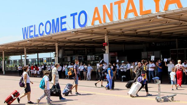 Rus turistler, Antalya - Sputnik Türkiye