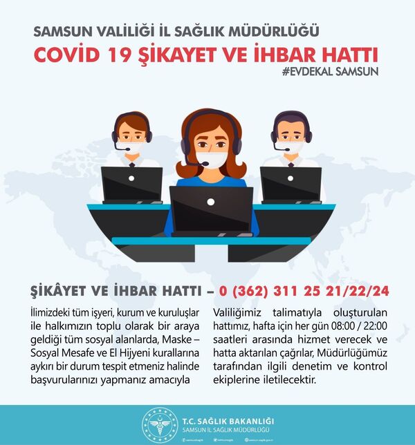 Samsun’da 'Kovid-19 Şikayet Hattı': Maske ve sosyal mesafe kurallarına uymayanlar ihbar ediliyor - Sputnik Türkiye