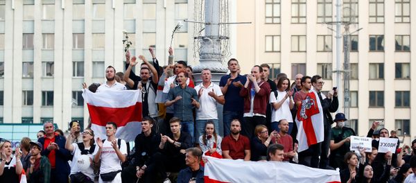 Belarus seçim protestoları - Sputnik Türkiye