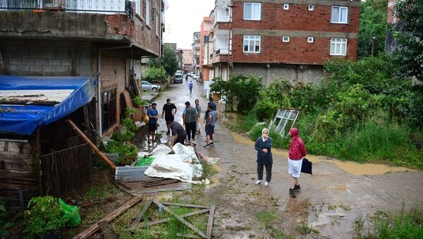 Giresun'un Dereli ilçesinde sel - Sputnik Türkiye