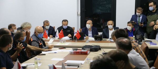 İçişleri Bakanı Soylu Giresun'da hasar tespit ve koordinasyon toplantısı gerçekleştirdi - Sputnik Türkiye