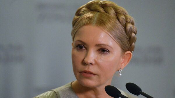 Eski Ukrayna Başbakanı ve muhalif Batkivşina Partisi lideri Yuliya Timoşenko - Sputnik Türkiye