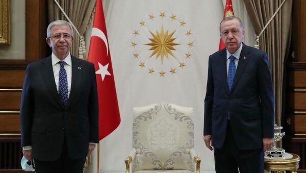 Mansur Yavaş - Recep Tayyip Erdoğan - Sputnik Türkiye