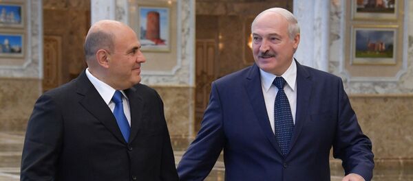 Mişustin - Lukaşenko - Sputnik Türkiye