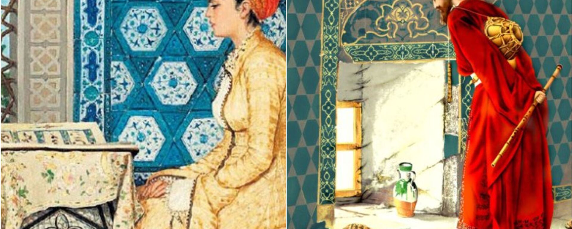 Osman Hamdi Bey - Kuran Okuyan Kız - Kaplumbağa Terbiyecisi - Sputnik Türkiye, 1920, 18.04.2025