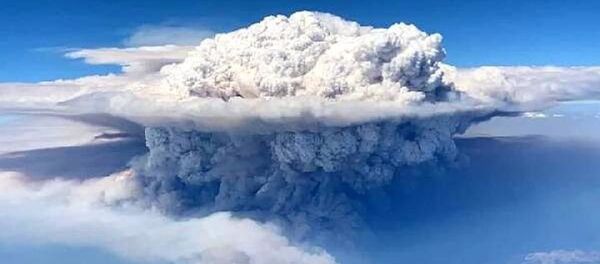 Kaliforniya'daki orman yangını uçaktan böyle görüntülendi - Sputnik Türkiye