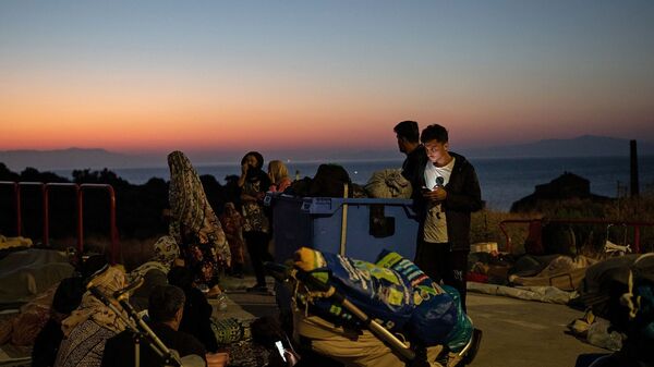 Sığınmacı – Midilli, kamp – mülteci - Yunanistan  - Sputnik Türkiye