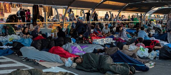 Sığınmacı – Midilli, kamp – mülteci - Yunanistan  - Sputnik Türkiye