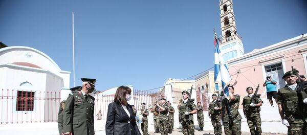 Yunanistan Cumhurbaşkanı Katerina Sakellaropulu-Meis  - Sputnik Türkiye