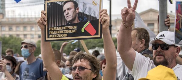 Rus muhalif politikacı Aleksey Navalnıy-protestolar Rus muhalif politikacı Aleksey Navalnıy-protestolar - Sputnik Türkiye