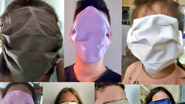 Yunanistan’da bedava dağıtılan maskeler tepki çekti - Sputnik Türkiye