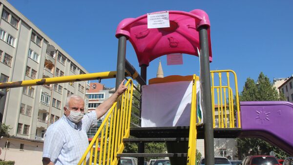 Kayseri'de çocuk parkları bir ay süreyle kapatıldı - Sputnik Türkiye