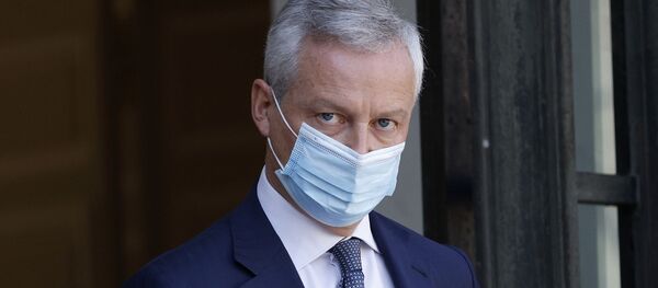 Fransa Maliye Bakanı Bruno Le Maire, koronavirüs testinin pozitif çıktığını duyurdu. - Sputnik Türkiye