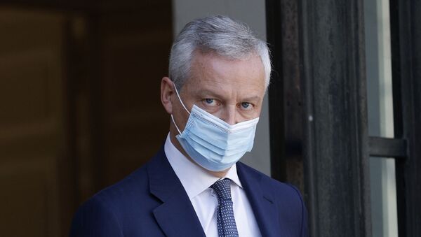 Fransa Maliye Bakanı Bruno Le Maire, koronavirüs testinin pozitif çıktığını duyurdu. - Sputnik Türkiye