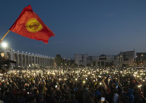 Bişkek'te protestolar - Sputnik Türkiye