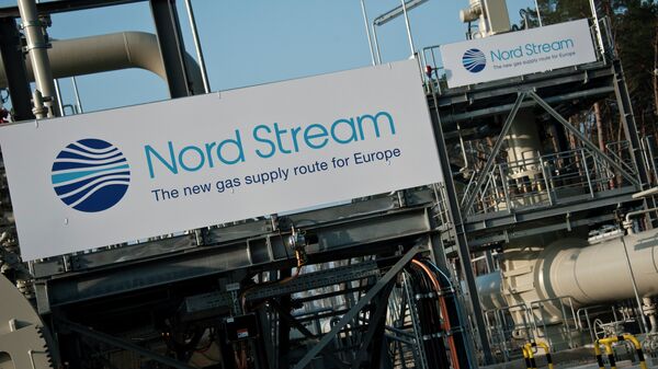 View of the Nordstream gas pipeline terminal prior to an inaugural ceremony for the first of Nord Stream's twin 1,224 kilometre gas pipeline through the baltic sea, in Lubmin November 8, 2011 - Sputnik Türkiye