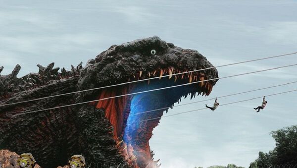 Japonya'daki gerçek boyutlu Godzilla parkı - Sputnik Türkiye