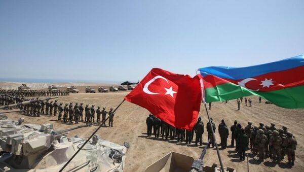 Azerbaycan Türkiye ortak tatbikatı - Sputnik Türkiye