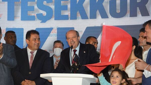 Kuzey Kıbrıs'ın yeni Cumhurbaşkanı Ersin Tatar - Sputnik Türkiye