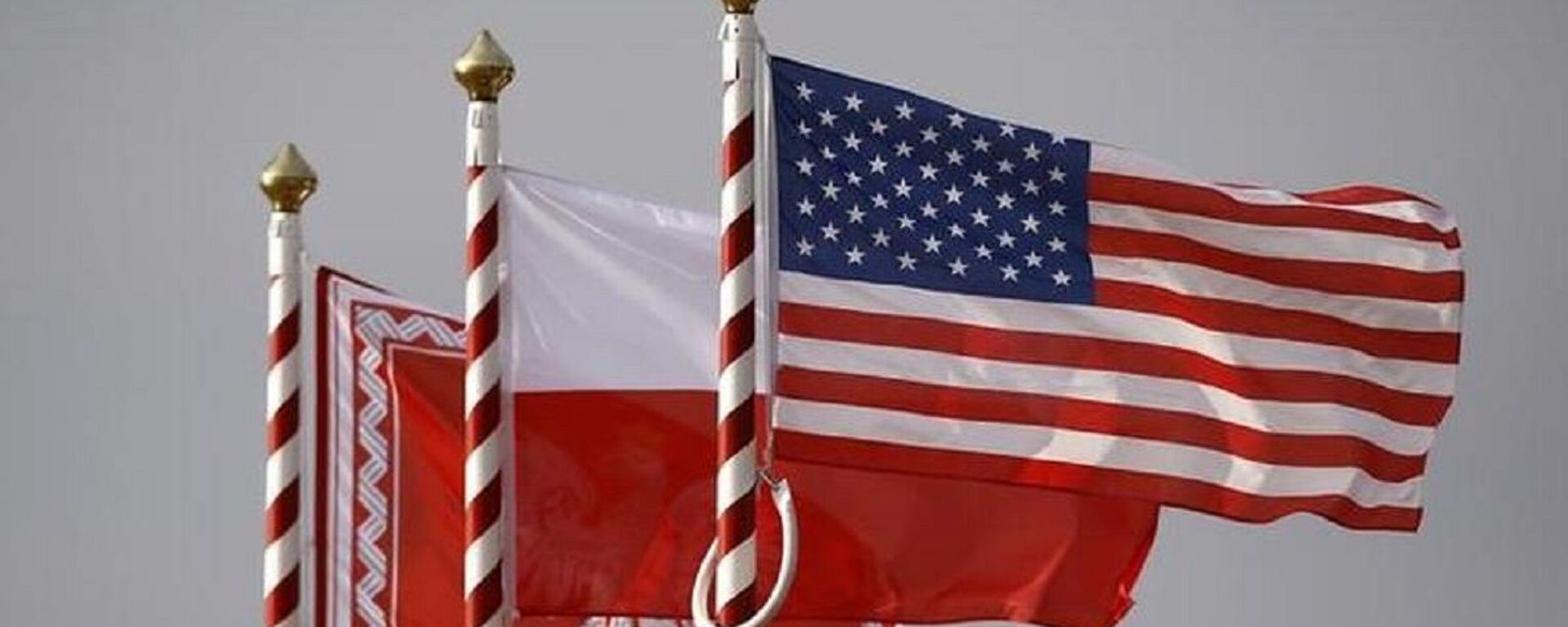 ABD ile Polonya bayrakları - Sputnik Türkiye, 1920, 19.10.2020
