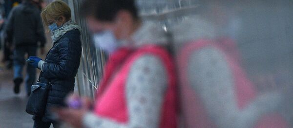 Rusya koronavirüs, maske - Sputnik Türkiye