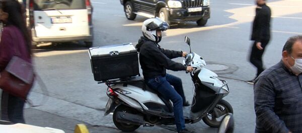 Kurye - hız  - Sputnik Türkiye